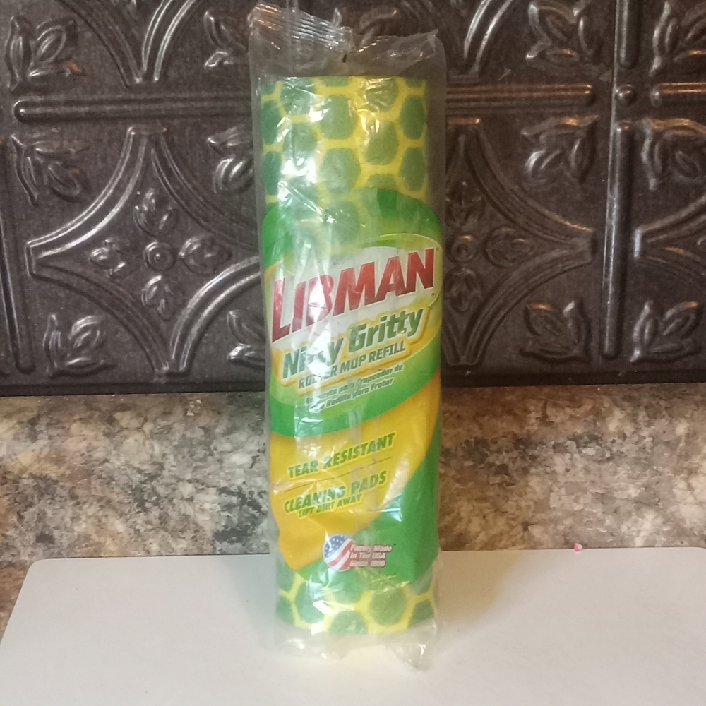 LIBMAN NITTY GRITTY ROLLER MOP REFILL 02011 NEW Sealed